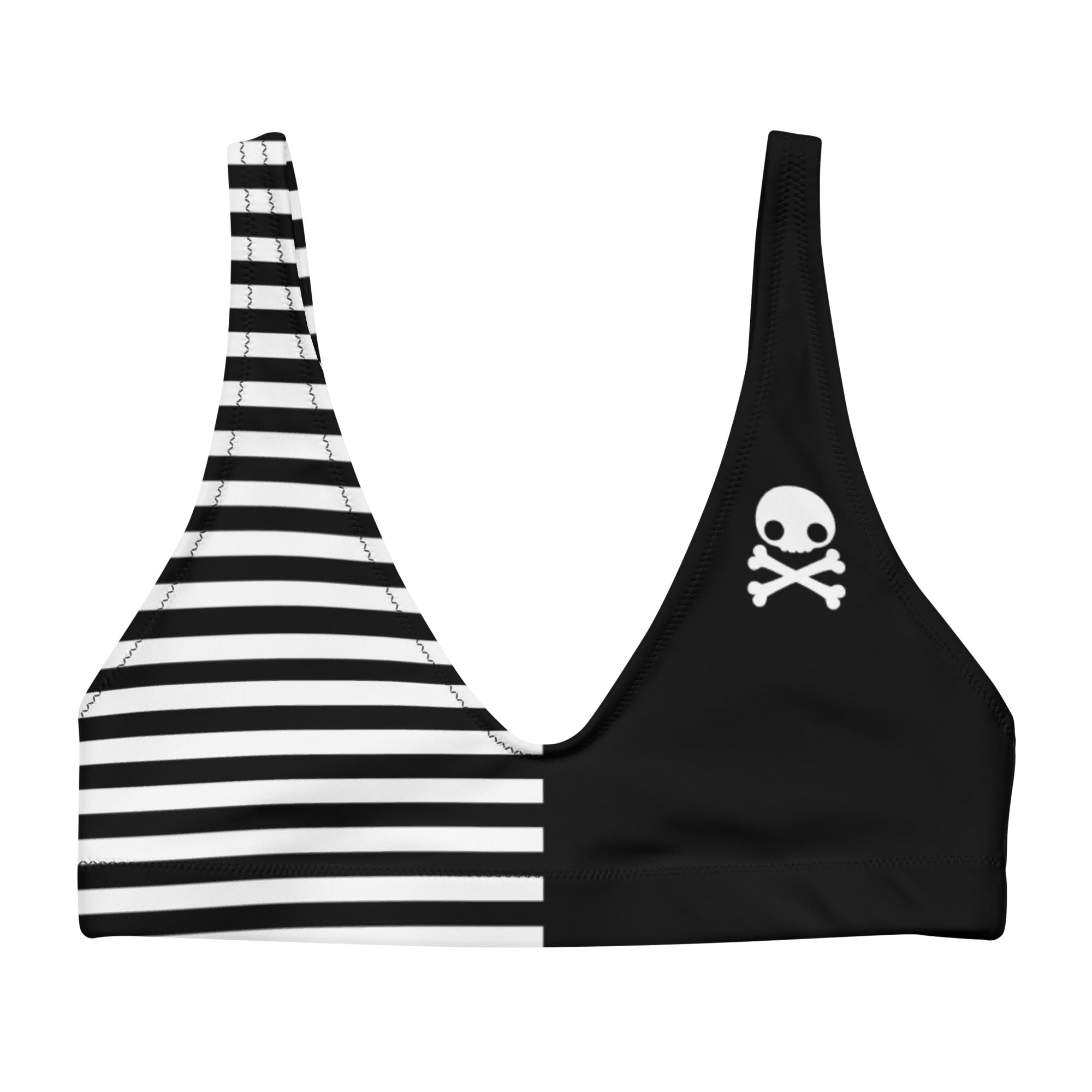 Skull and Crossbones Bikini Top