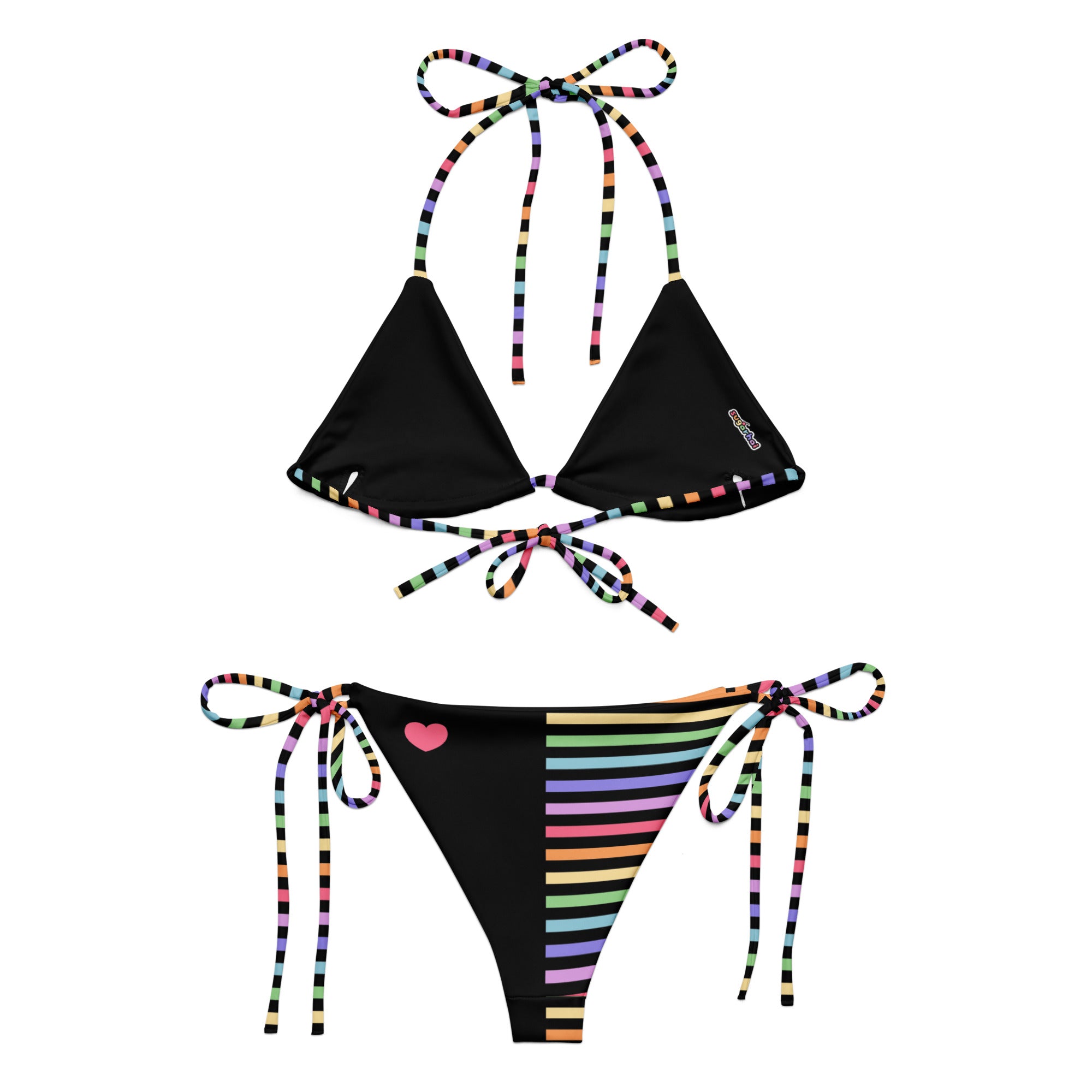 Rainbow Stripe Bikini