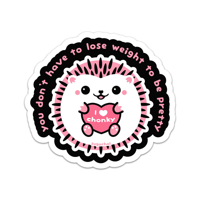 Chonky Hedgie Stickers