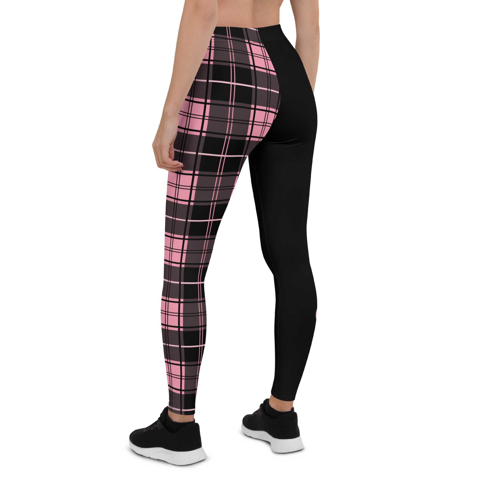 Split Plaid Moons