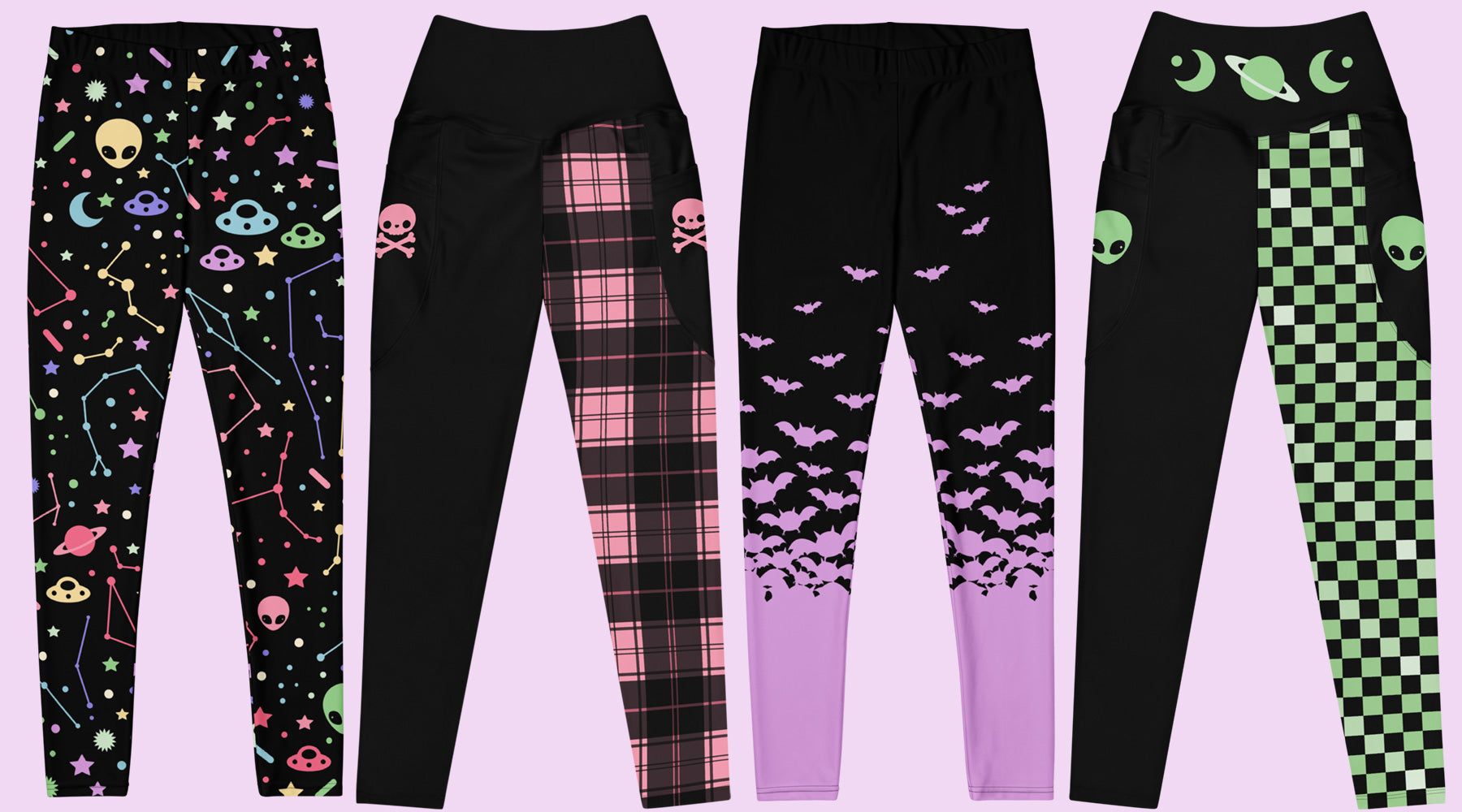 Collection of cute leggings.