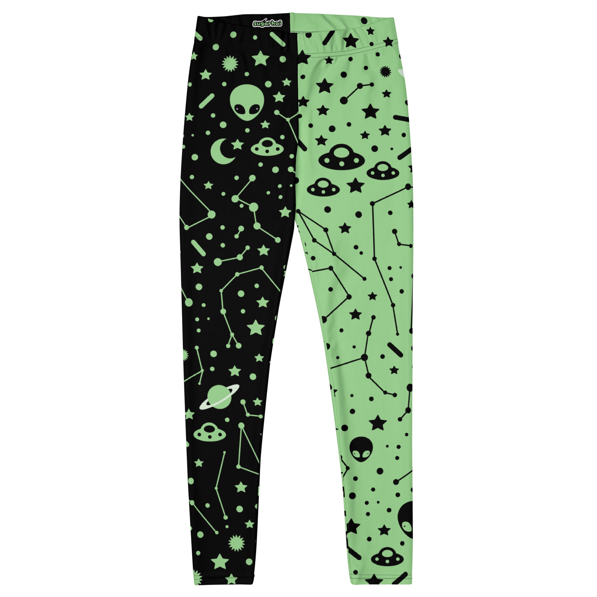 Cute Space Print Leggings Catstronaut (Space Cat) Athleisure Leggings