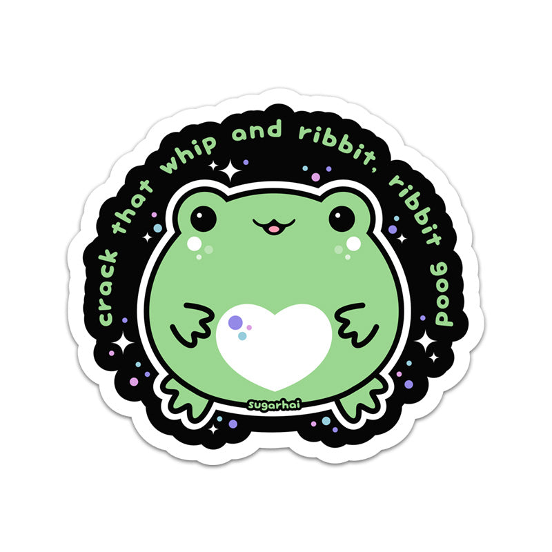 Ribbit Good Funny Frog Stickers | sugarhai