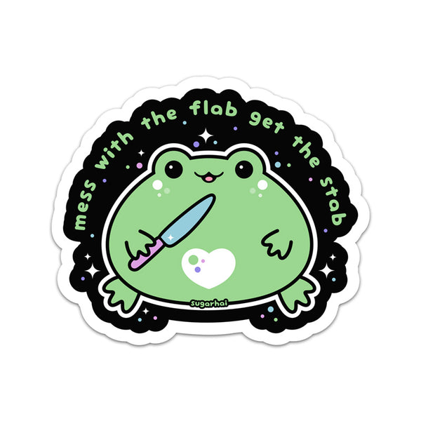 Cute Stabby Frog Stickers