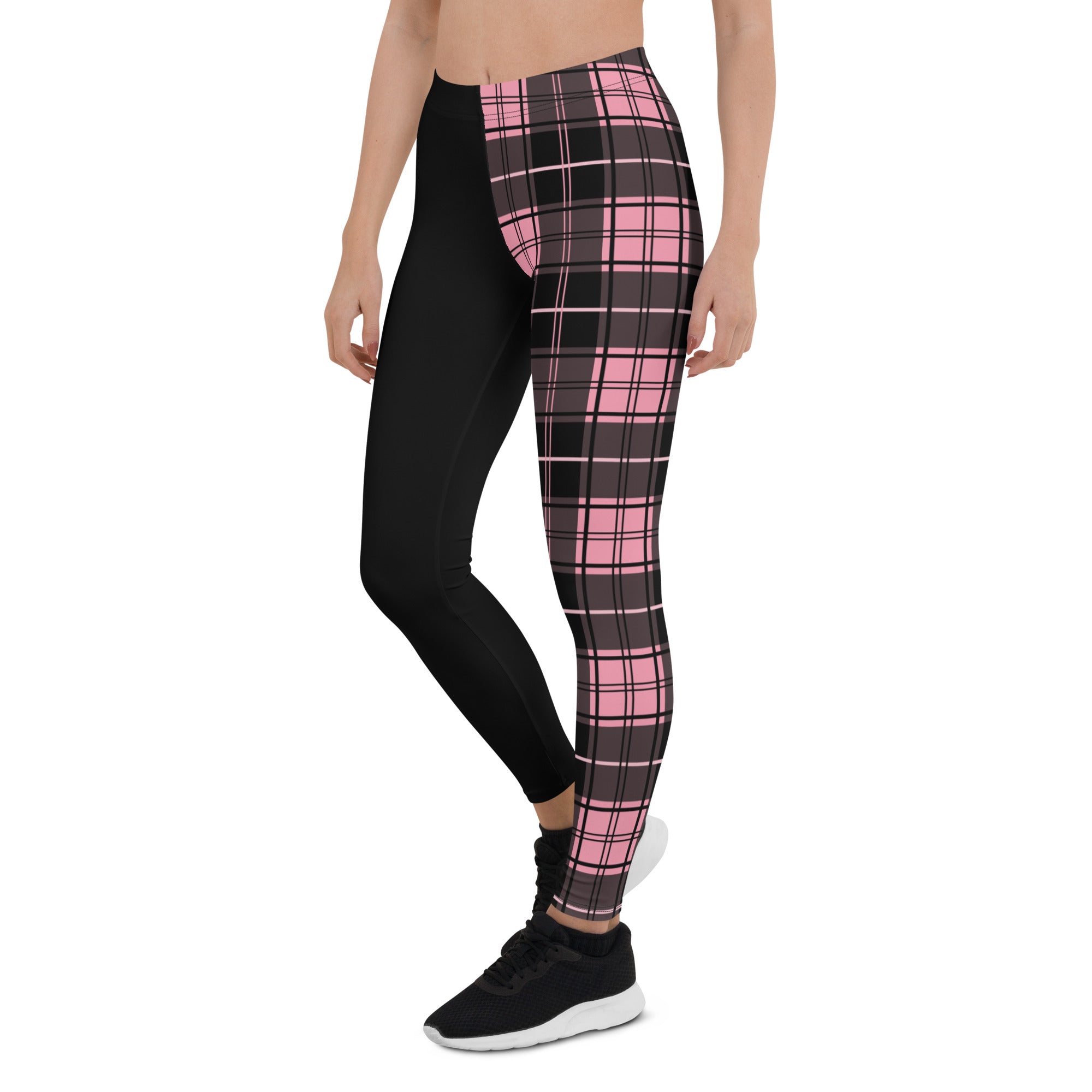 Split Plaid Moons