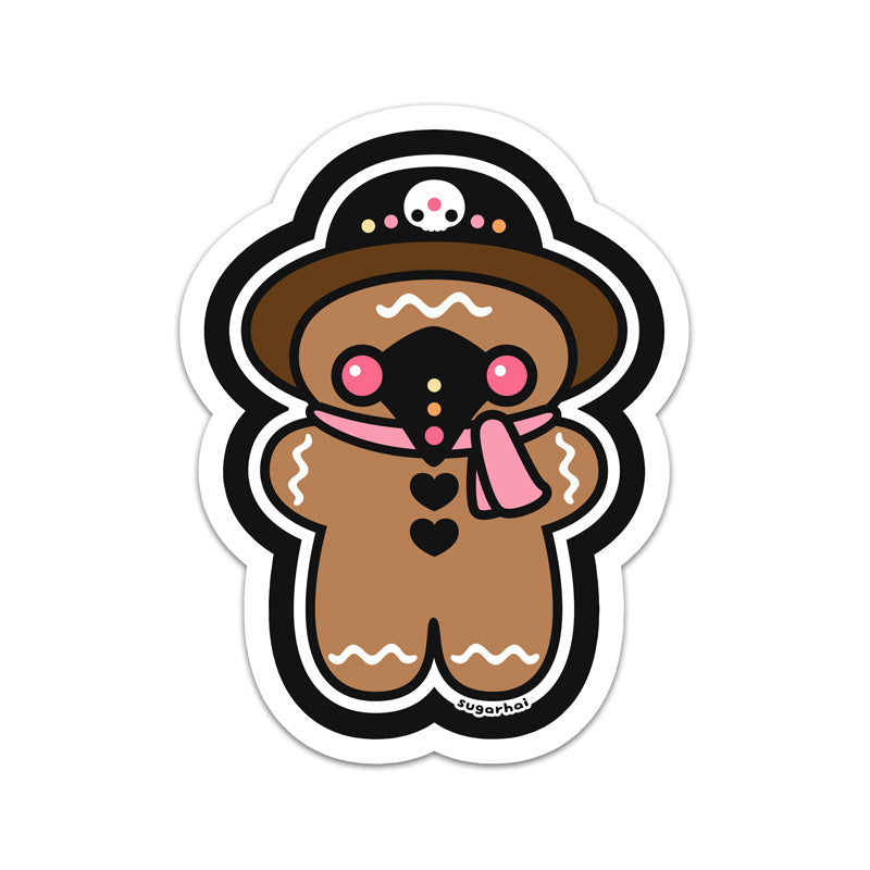 Plague Doctor Gingerbread Man
